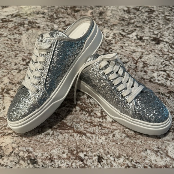 Stuart Weitzman Glitter Sneaker - Picture 4 of 8